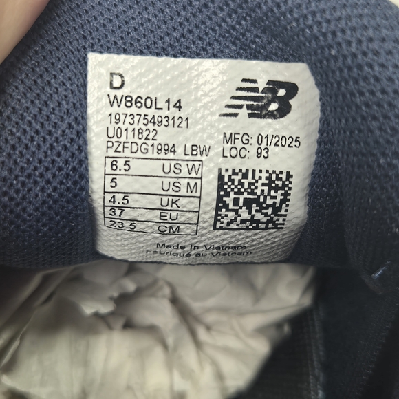 New Balance Fresh Foam X V860v14 Grey Lime Green Running Shoes Women's Size 6.5 - Picture 15 of 15